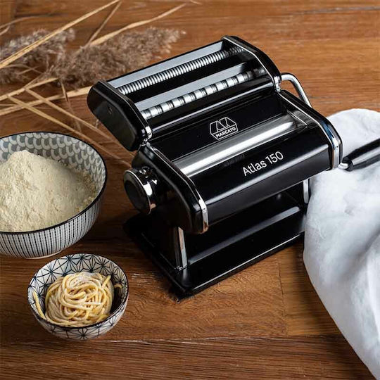 Marcato Atlas 150 Manual Metal Pasta Maker AT-150-NER