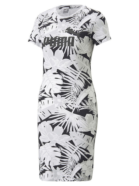 Summer Mini T-Shirt Dress White