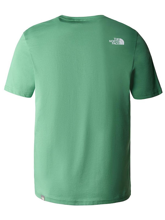 The North Face T-shirt Bărbătesc cu Mânecă Scurtă Grass Green