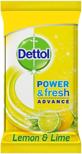 Dettol Reinigungstücher mit desinfizierender Wirkung Zitrone & Limette 1x60 Stück