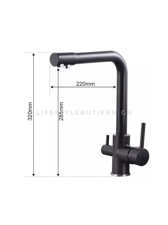 Stocco Stocco Kitchen Counter Faucet Black