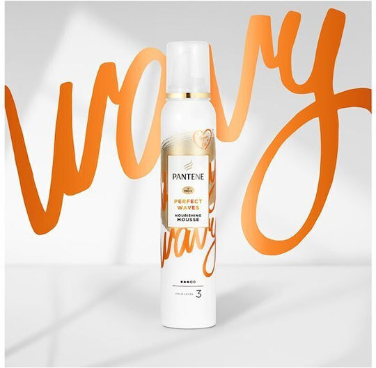 Pantene Perfect Waves Level 3 Αφρός Μαλλιών Μπούκλες 200ml