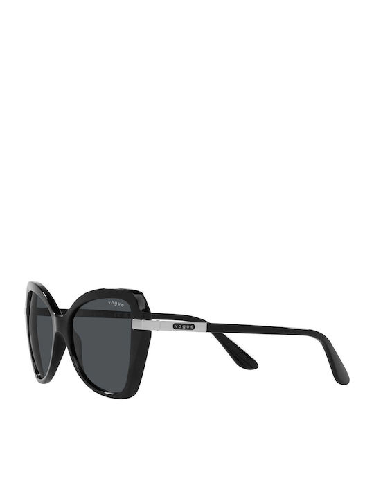 Vogue Feminini Ochelari de soare cu Negru Cadru și Gri Lentilă VO5479S W44/87