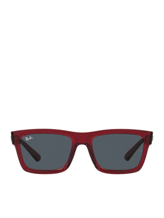 Ray Ban Warren Γυαλιά Ηλίου Μπορντό με Κοκκάλινο Σκελετό