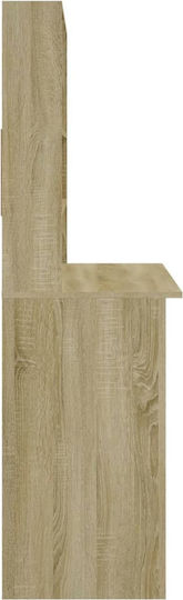 Birou Din Lemn Cu Birou Sonoma Stejar 102x45x148cm