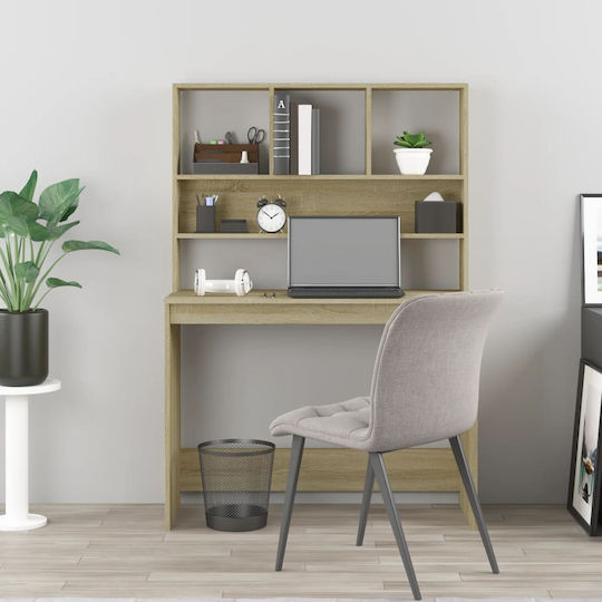 Birou Din Lemn Cu Birou Sonoma Stejar 102x45x148cm