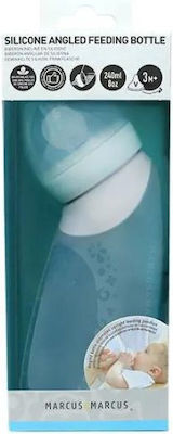 Marcus & Marcus Plastic Bottle with Silicone Nipple for 3+ months Mint 240ml 1pcs