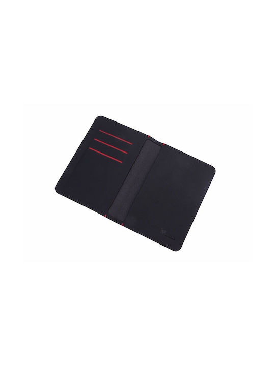 Troika Slim Pass 3 Калъф за паспорт με Προστασία RFID Black