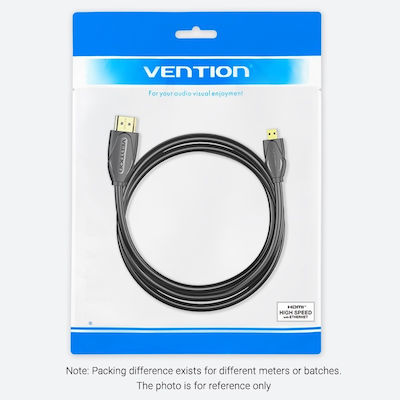 Vention HDMI 2.0 Kabel Mikro-HDMI-Stecker - HDMI-Stecker 1m Schwarz