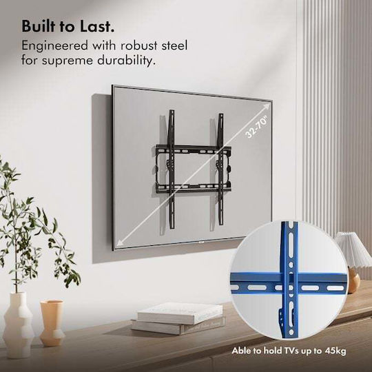 VonHaus Ultra Slim TV Mount Телевизионна стойка за стена до 65" и 75кг