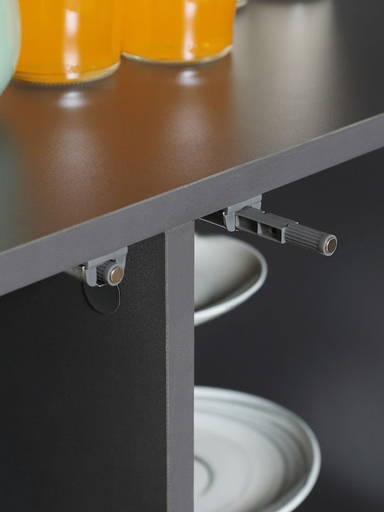 Table Kitchen Wooden Gray 70x83x75cm