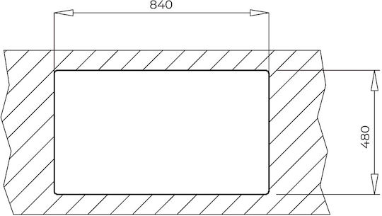 Teka Tegranite Nova 90 B-TG 2B 115260042 Drop-In Chiuvetă din Granit Sintetic L86xW51cm Piatră gri