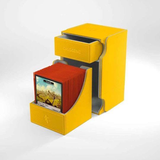 Gamegenic Watchtower 100+ Convertible Deck Box Standard Size Yellow GGS20079ML