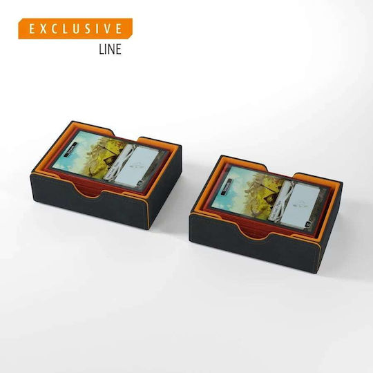 Gamegenic Card's Lair 400+ Преобразуема Кутия За Палубата Стандартен Размер Черно/Оранжев