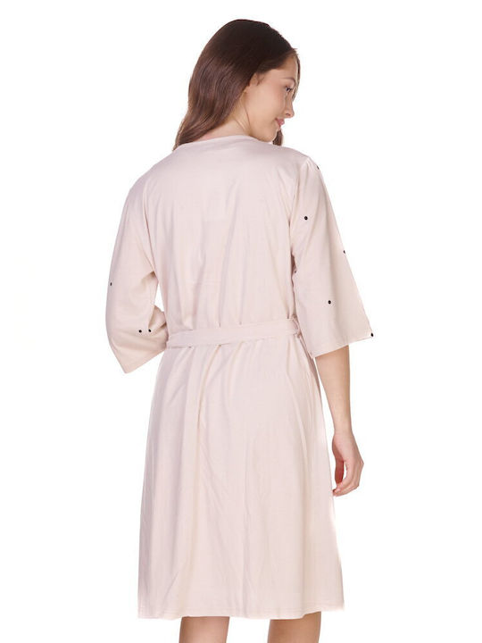 Comfort Summer Women's Robe White