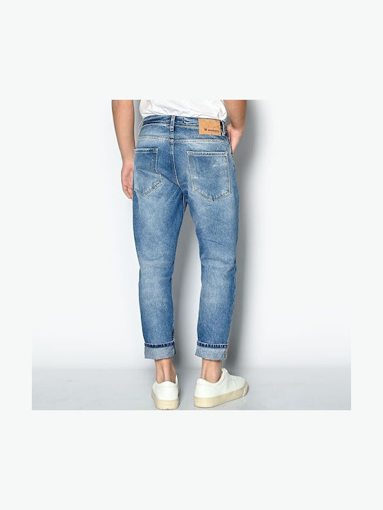 Men's Jeans Pants with Slim Fit Blue