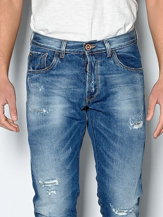 Men's Jeans Pants with Regular Fit Blue
