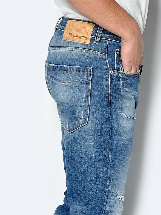 Men's Jeans Pants with Regular Fit Blue