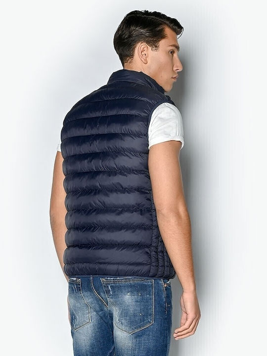 Sleeveless Jacket Puffer Blue-Light Blue