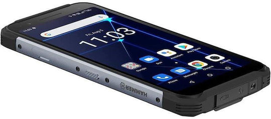 Hammer Construction Dual-SIM (6GB/128GB) Widerstandsfähig Smartphone Silber