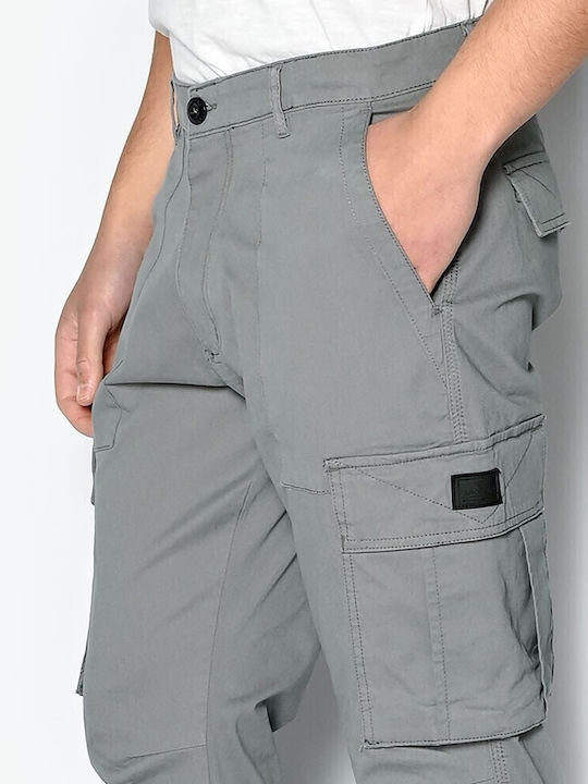 Hose Cargo Elastisch Gray