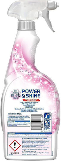 Cif Power&Shine Antibacterial Καθαριστικό Spray Γενικής Χρήσης 700ml