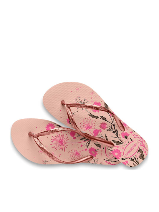 Slim Organic Women's Flip Flops in Pink Color