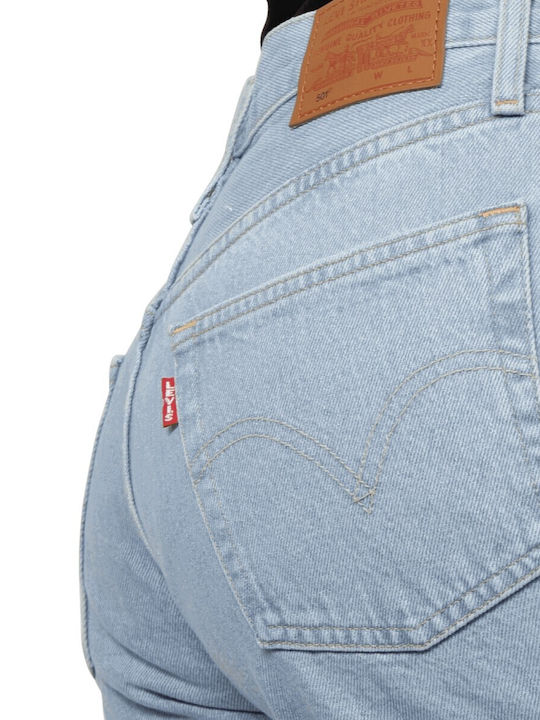 501 Women's Jean Shorts Light Blue