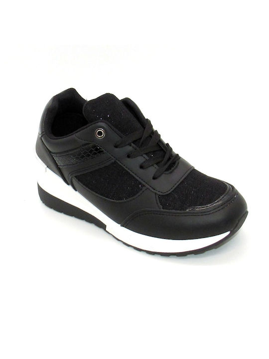 Adidași pentru femei Sport TLP 9740-1 Negru