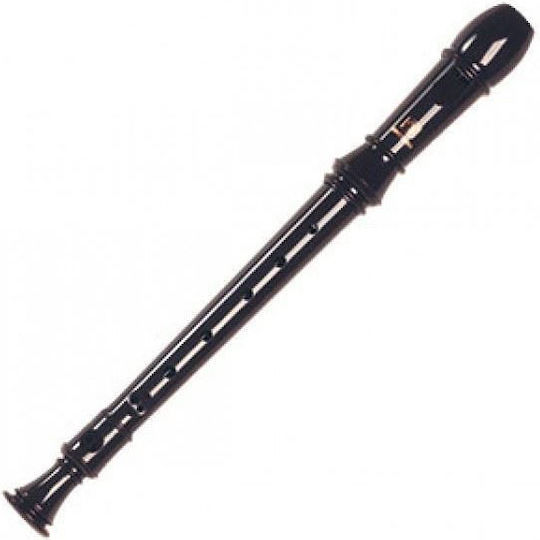 Suzuki Soprano Plastic Recorder Baroque Black