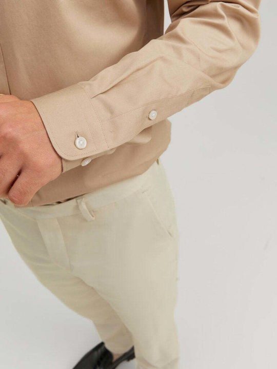 Long-sleeved Cotton Shirt White Pepper