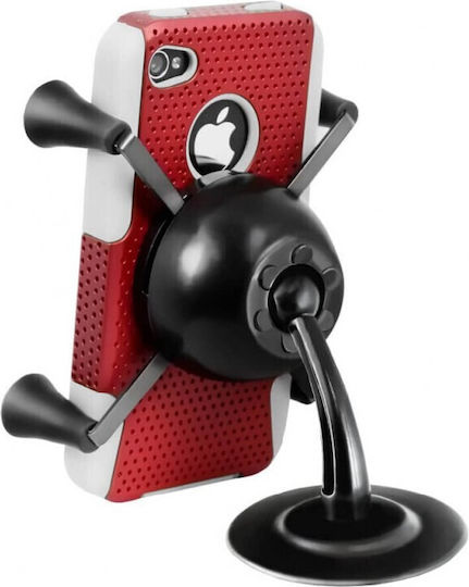 RAM Mount Βάση Κινητού Αυτοκινήτου X-Grip με Ρυθμιζόμενα Άγκιστρα Μαύρη