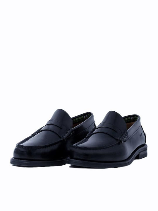 Sebr Δερμάτινα Ανδρικά Loafers σε Μαύρο Χρώμα