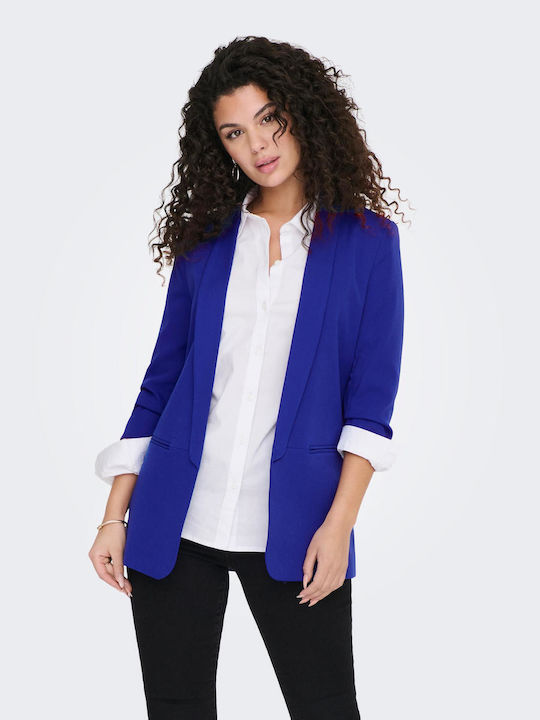 Only Lung Blazer pentru femei Cu talie Sacou Surf the Web cu paiete