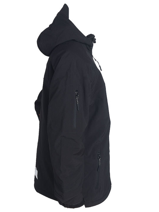 Stenso Extreme Geacă de lucru Reflectantă Softshell Pentru frig cu glugă Negru