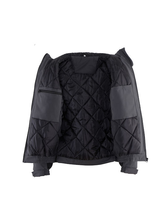 Stenso Revolt Work Jacket Softshell with Hood Gray