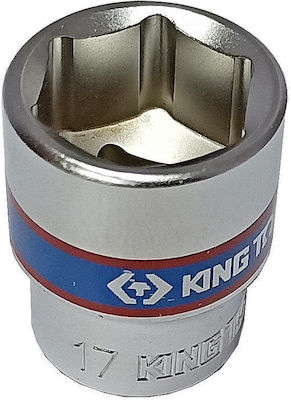 King Tony Căpăcel Hexagonal cu Patrat de Prindere 1/2" Diametru 18mm 1buc