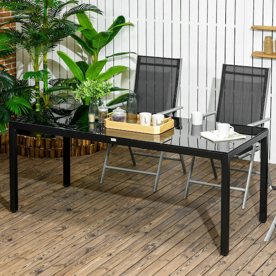 Table 180x80x72 Black