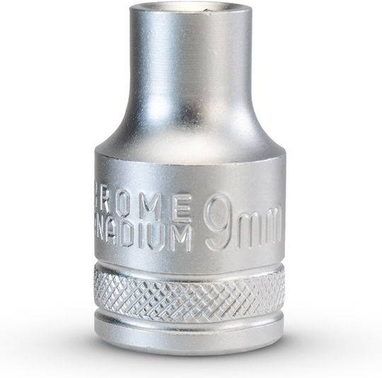 Bormann BHT7632 Nuss Sechskant mit Vierkant-Antrieb 1/2" Durchmesser 9mm 1Stück
