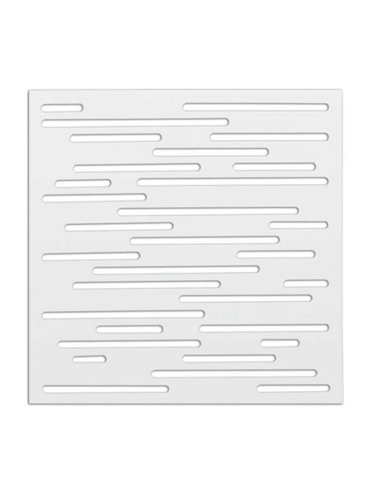 Nautic Plastic Trellis White 100x100cm