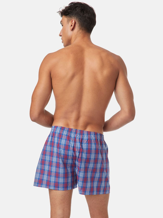 Herren Boxershorts Mehrfarbig Kariert 2Packung
