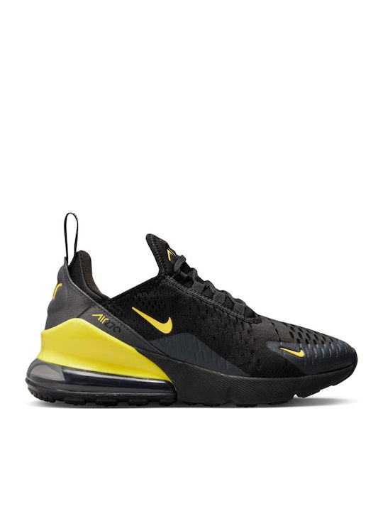 Air Max 270 Air Max 270 GS Детски маратонки Low Черно жълто Strike