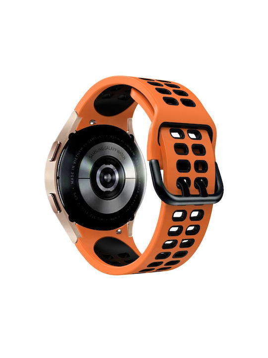 Armband Orange / Black (/ Galaxy Watch 4 Klassisch / Watch Active 2) Armband Orange / Black (/ Galaxy Watch 4 Klassisch / Watch Active 2)