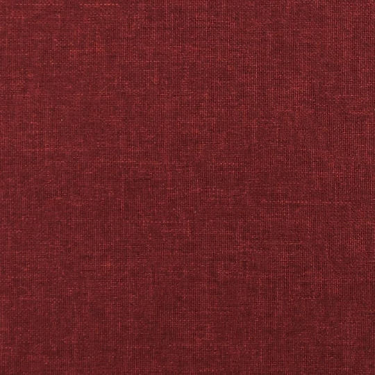 Burgundisches Stoff Fußhocker 70x55x41cm