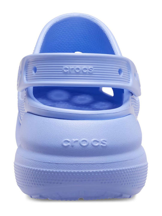 Crocs Classic Crush Γυναικεία Ανατομικά Σαμπό Μωβ