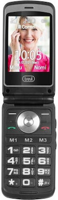 Trevi Flex Plus 65 Dual SIM (16GB) Mobile Phone with Large Buttons Black