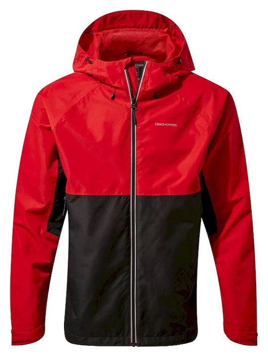 Winter Jacket Hardshell Waterproof and Windproof Red