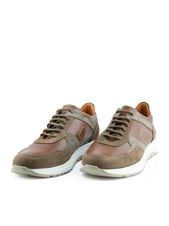 Leder Herren Freizeitschuhe Anatomisch Braun