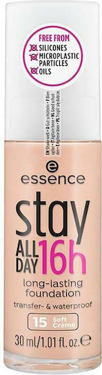 Essence Stay All Day 16H Waterproof Liquid Make Up 15 Soft Creme 30ml
