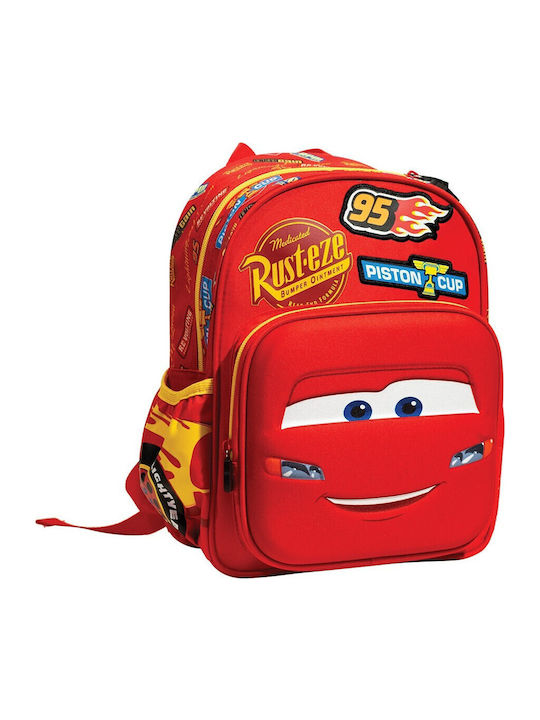 Gim Cars Time Schulranzen Rucksack Kindergarten in Rot Farbe